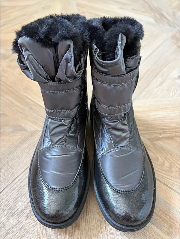 Pajar Canada Moscou 3.0 Ice Grip Ankle Boots Size 37 or 6.5 Faux Fur Winter - Image 2