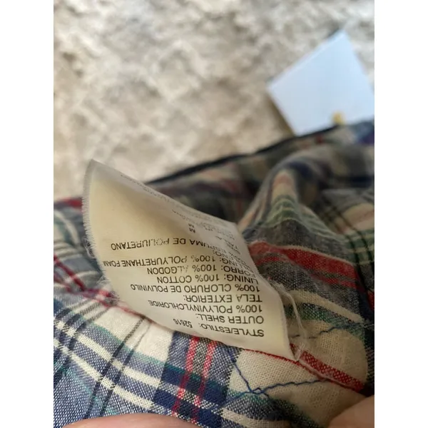 Vintage David Taylor Hooded Raincoat Navy Granola Plaid Lined‎ Warm Cozy Preppy - Image 10