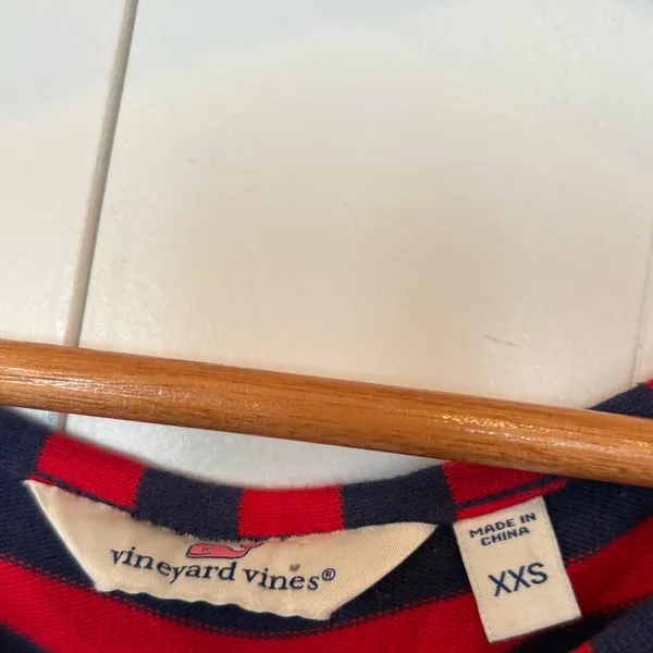 Vineyard Vines Navy And Red Stripe Dress Size‎ XXS - Image 5