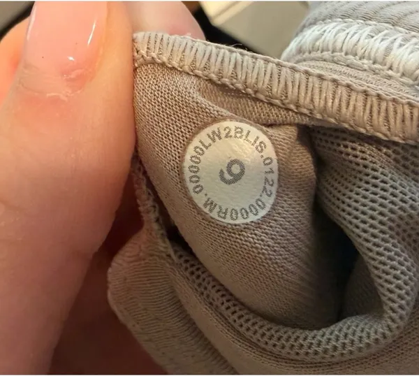 Lululemon Energy Bra Long Line Ribbed White - Image 5
