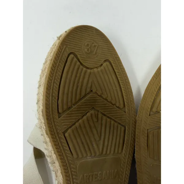 Viscata Sagaro Lace Espadrille Slingback Flat Cream Womens 37 - Image 14