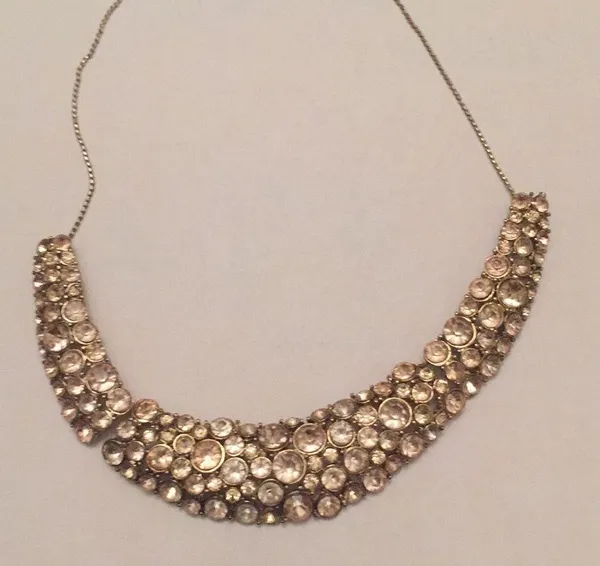 Pink stone statement necklace - Image 2