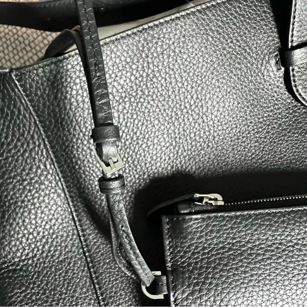 THE ROW Blake Leather Tote Shoulder Bag in Black NWT - Image 15
