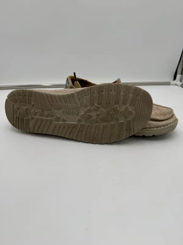 Hey Dude Wendy Flora Sunflower Beige Women’s Size 10 EU 41 Embroidered Loafers - Image 7