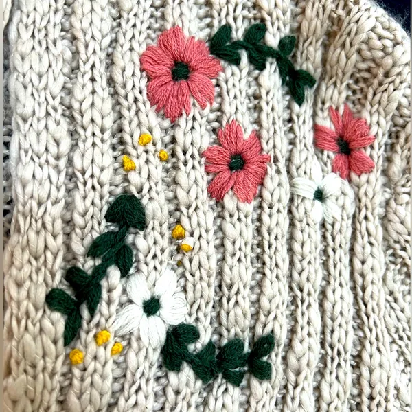 Long Sleeve Knit Cardigan - Image 6