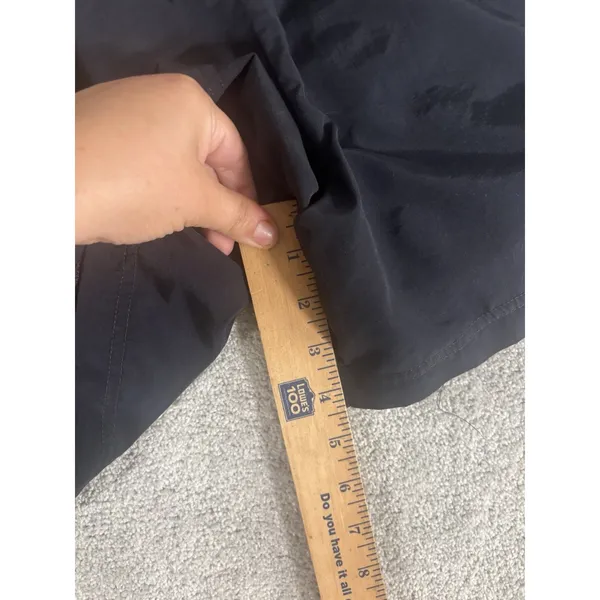 Women's Ll Bean Black Nylon Shorts‎ Pockets - Image 8