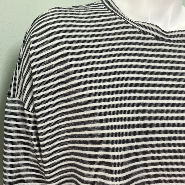 Madewell long sleeve stripe crop top - Image 2