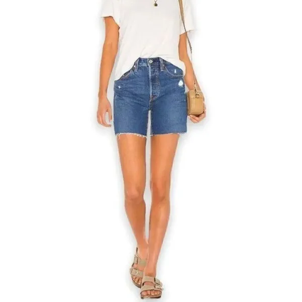 Levi's 501 Mid Thigh Shorts - Image 11