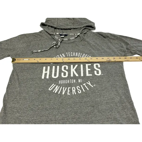 MTU Michigan Tech Huskies Women's MV Sport Lightweight Hooded Pullover Small - Image 3