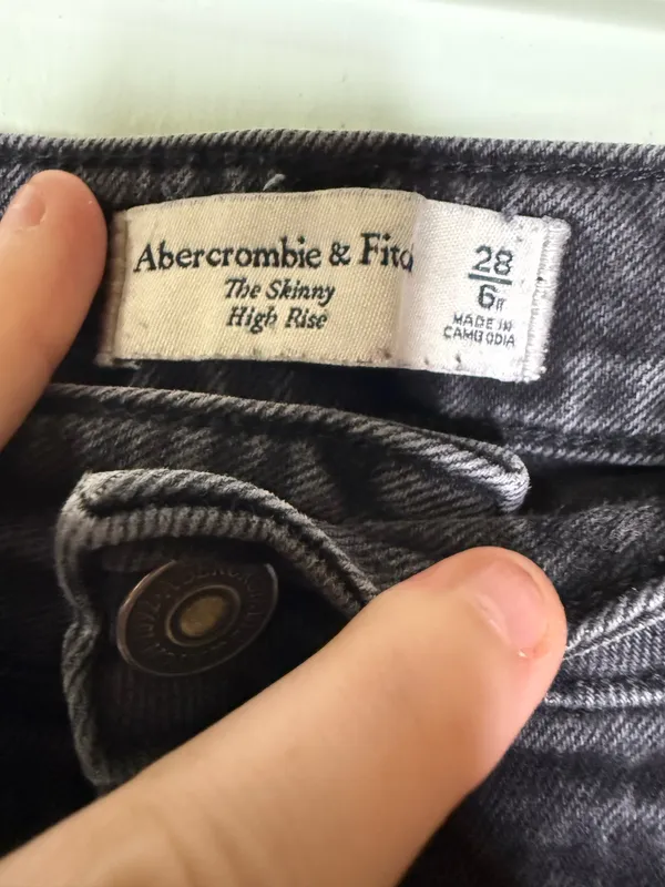 Abercrombie & Fitch Curve love High waist Skinny Jeans 28/6 - Image 3