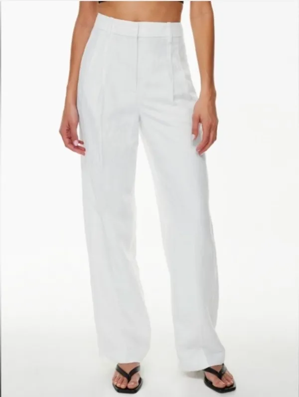 Wilfred The Effortless Linen Blend Pants Size 00 - Image 2