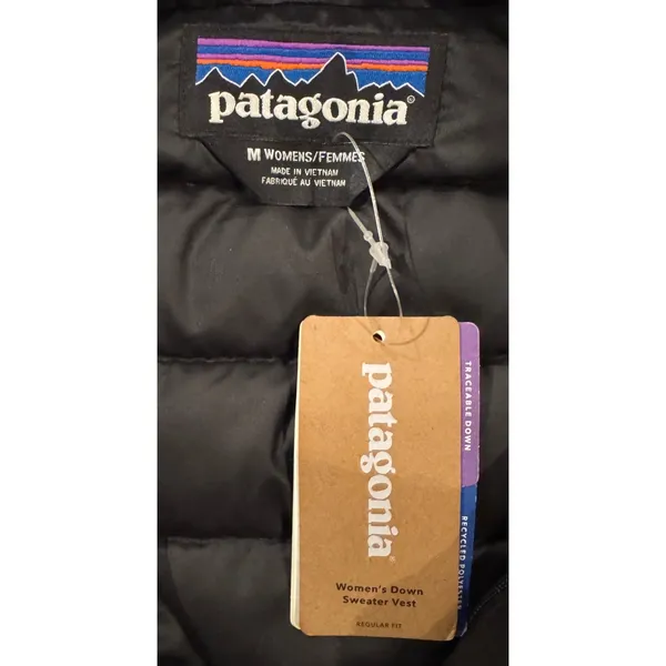 NWT PATAGONIA Women's Down Sweater Vest Size Medium - Image 7