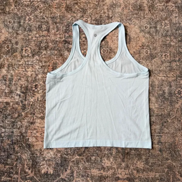Lululemon Swiftly Tech Racerback Tank Top 2.0 Sheer Blue Size 10 - Image 7