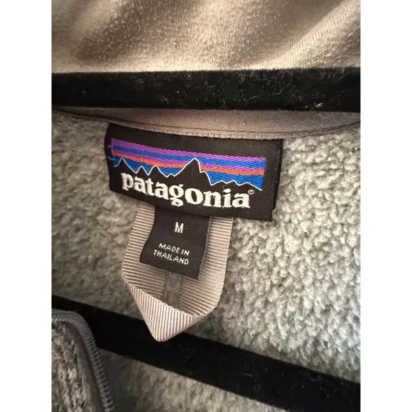 Gray Patagonia Quarter Zip Size Medium - Image 3