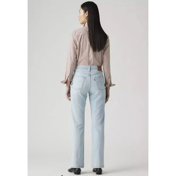Levi's 28x28 Premium 501 Original Fit Women's Jeans Wow Me Over Light Wash - Image 2
