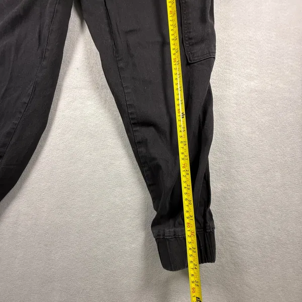 Rue21 Womens Black Cargo Jogger Pants Size Medium Utility Streetwear Pocket - Image 5