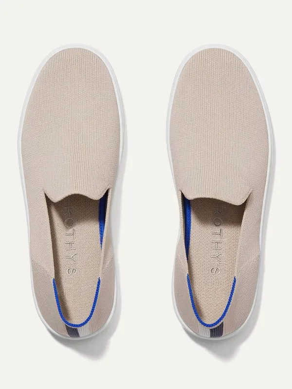 Rothy's The Original Slip On Sand Beige Washable Knit‎ Sneakers - Image 2