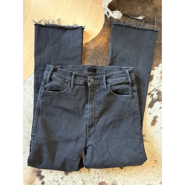 MOTHER The‎ Hustler Ankle Fray Jeans In Not Guilty Size 29 - Image 2