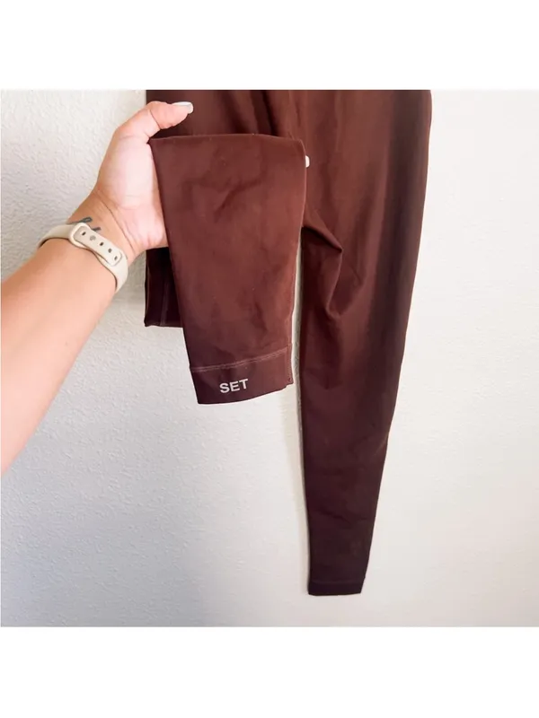 Set Active brown leggings - Image 3