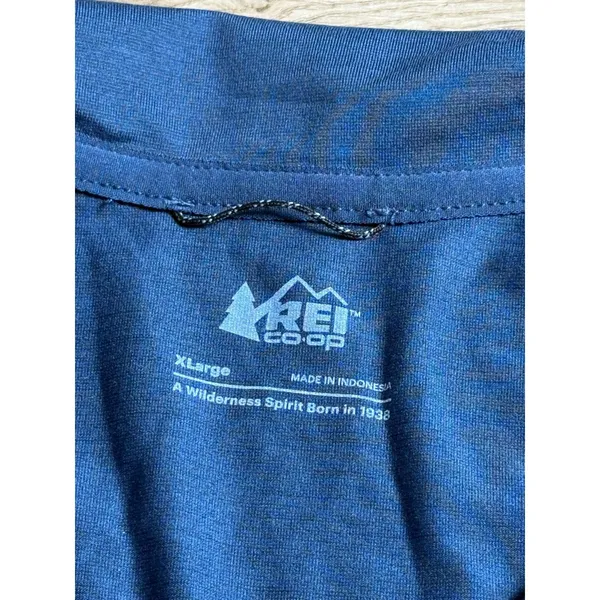 NWT Womens REI Coop active pursuits 1/4 quarter zip long sleeve pullover blue XL - Image 3
