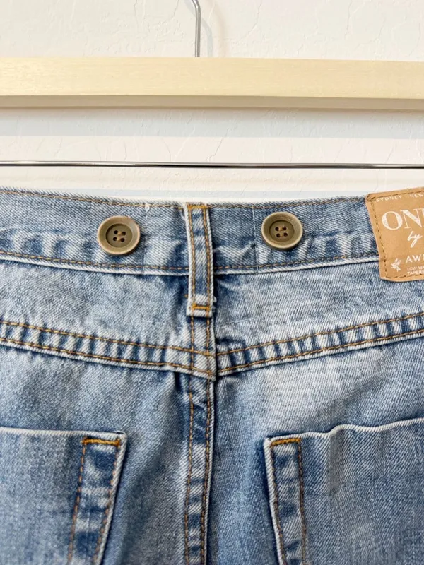 One Teaspoon Awesome Baggies Jeans Size 25 Distressed Destroyed Denim Grunge - Image 8