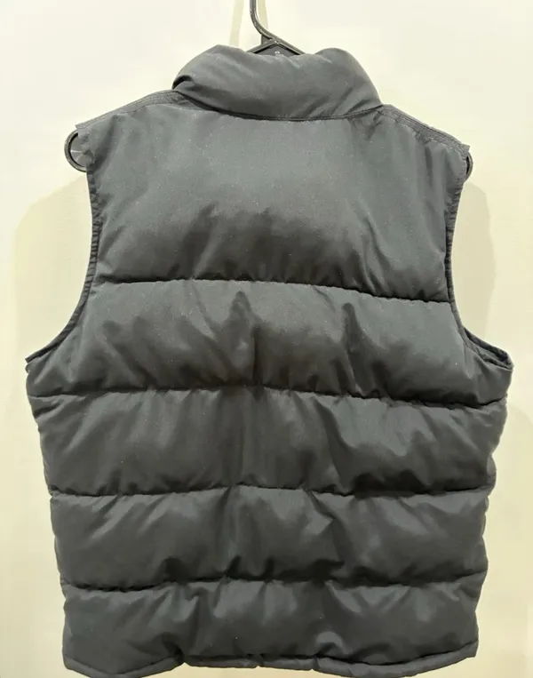 Old Navy Puffer Vest Womens Small Black Utility Gorpcore Grunge Hiker Frost Free - Image 7