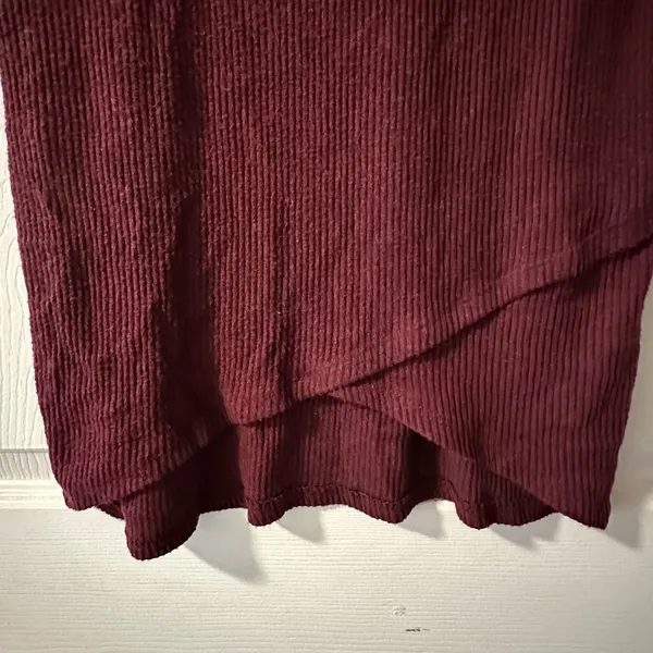 Heart‎ Hips Burgundy Mini Dress - Image 2