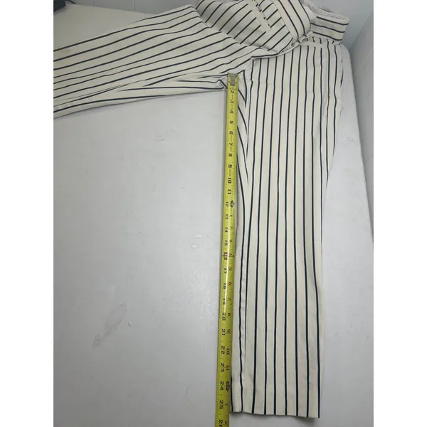 Anthropologie “The Essential Slim” Striped Pants – Size 6 - Image 7
