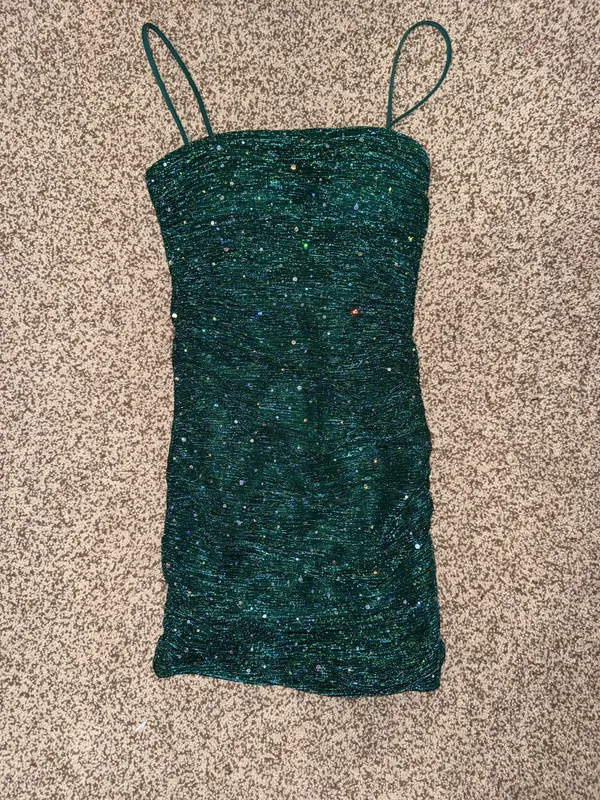 Green Lulus Homecoming Dress Short - Image 4
