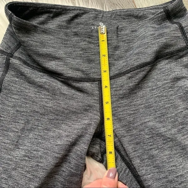 ATHLETA Chaturanga Capri Legging Charcoal Gray - Image 8
