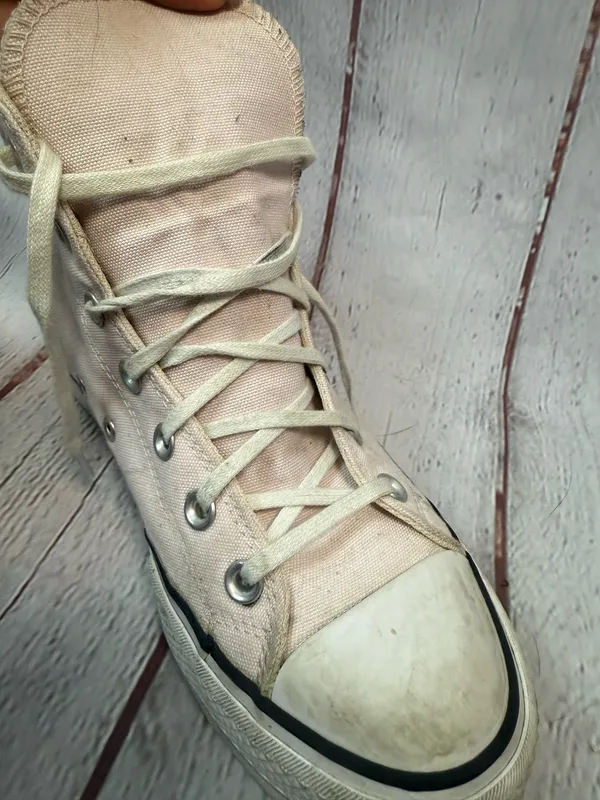 Light Pink Platform Converse High-Top - Image 4