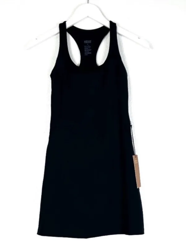NWT Girlfriend Collective athletic dress black Paloma built in shorts SZ XS NEW - Image 3