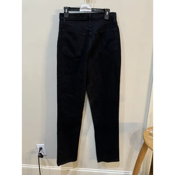NEW Abercrombie Curve Love '90s Straight Ultra High Rise Black Jeans Size 29 8 - Image 3