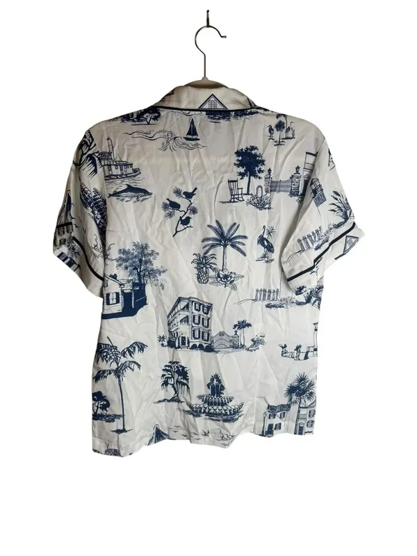 Katie Kime Charleston Toile Print Pajama Set S NWOT - Image 5