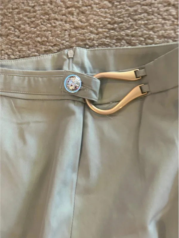 bc03 Pier cute work pants small size green - Image 2
