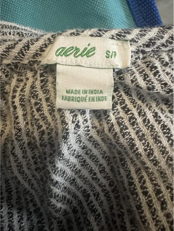 AERIE Lightweight Stripe Summer Dress with Ruffle Hem - Image 6