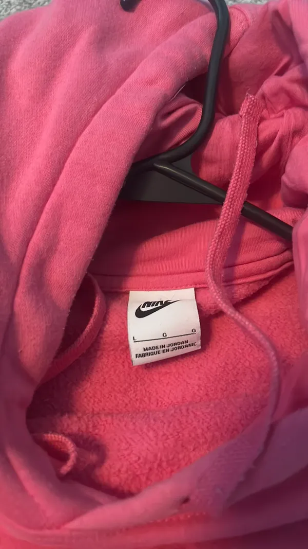 pink nike hoodie - Image 3