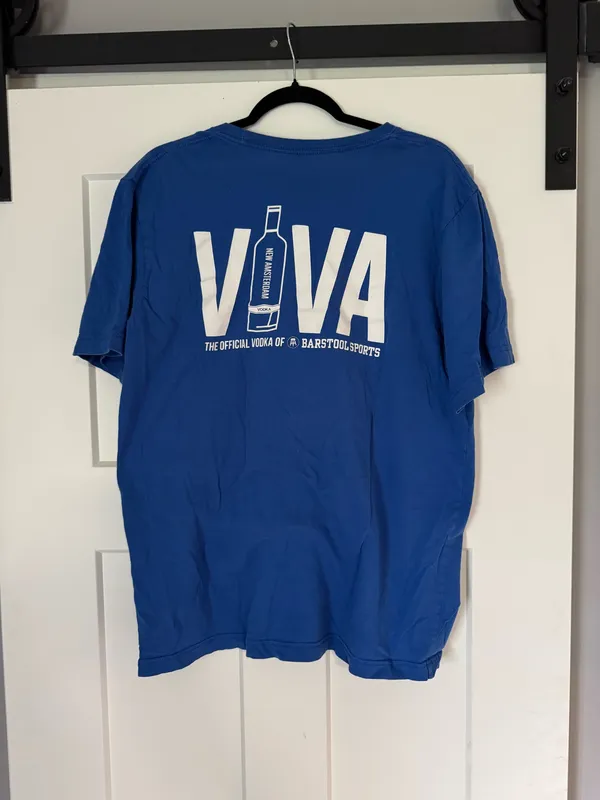 Barstool Sports Men’s Blue T Shirt, fits like an XL - Image 2