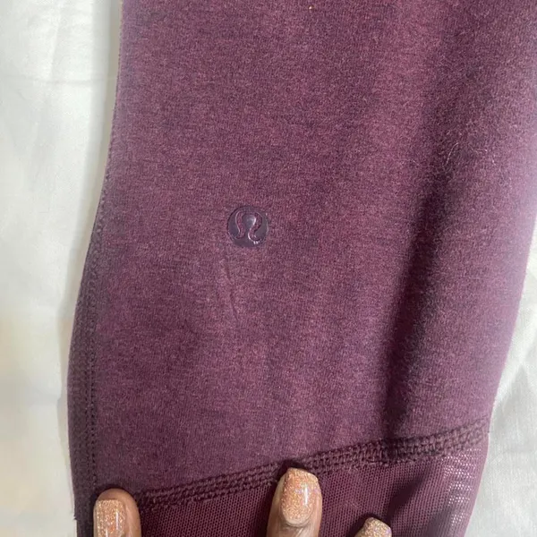 Lululemon maroon  full length leggings - Image 3