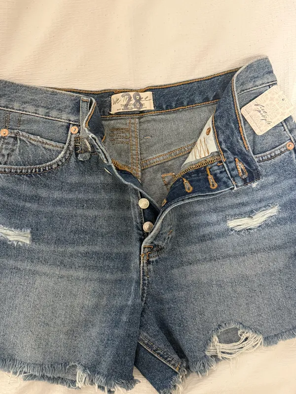 Free People Jean Shorts We The Free - Image 5