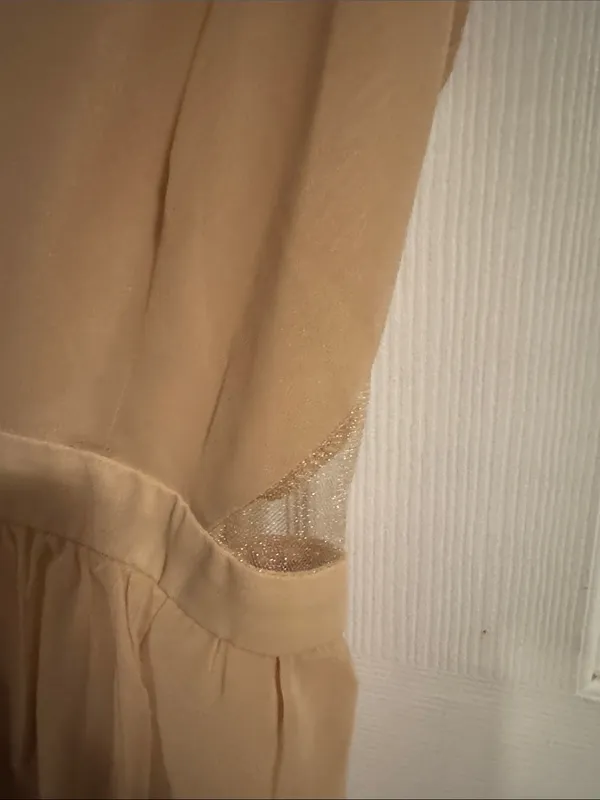 SHEIN Halter Maxi Dress in Beige Cream Tone - Image 4