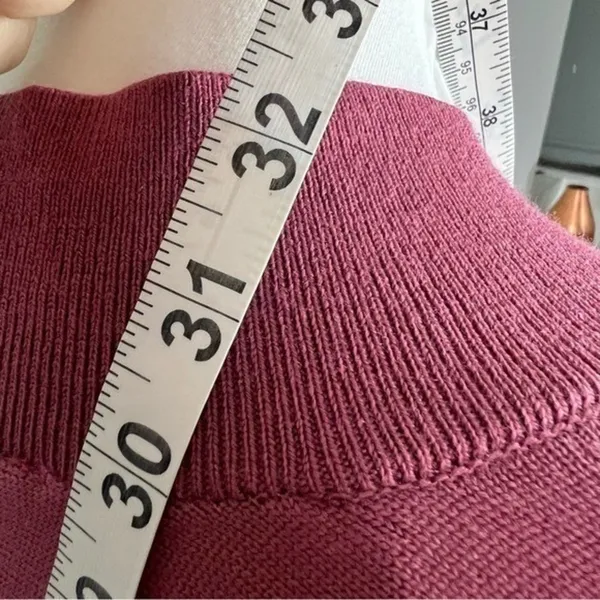 Lululemon Blissful Zen Merino‎ Wool Wrap Sweater Pink Size 2 - Image 6