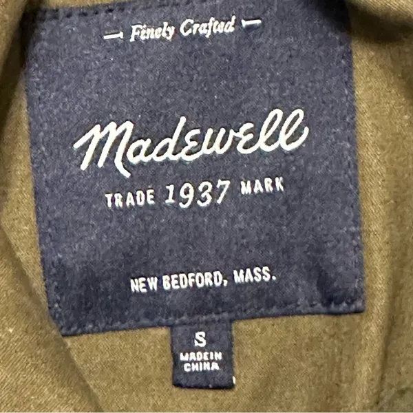 MADEWELL Small All Weather Outbound Military Utility Style Jacket‎ Women’s - Image 9