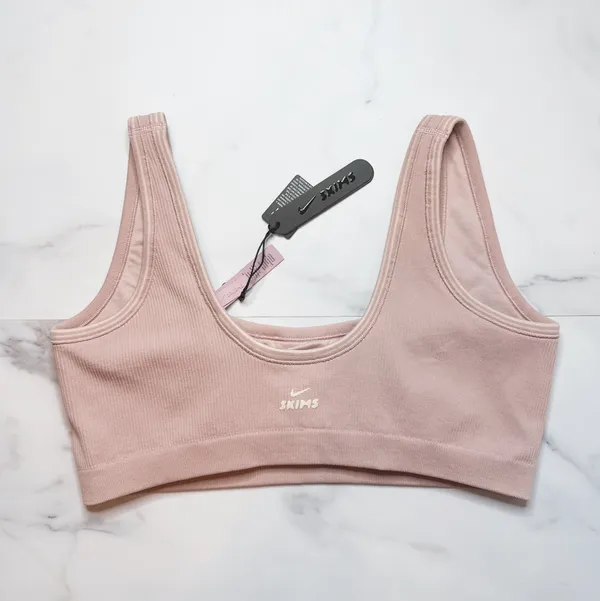 NWT Skims x Nike Ribbed Seamless Micro Scoop Bra - Image 5