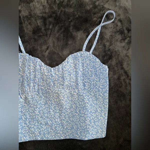 Princess Polly Tiarnie Top in Blue Size 6 - Image 11