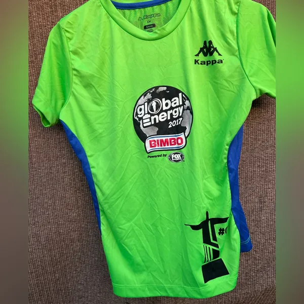Kappa Global Energy 2017 Running Athletic Shirt Rio De Janeiro Womens Small - Image 8