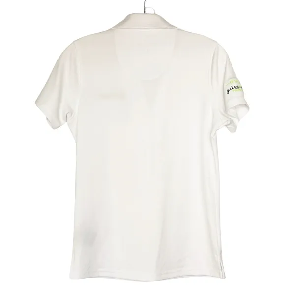 Pebble Beach White Company Logo Polo Short Sleeve Golf Top Womens Size Small - Image 2
