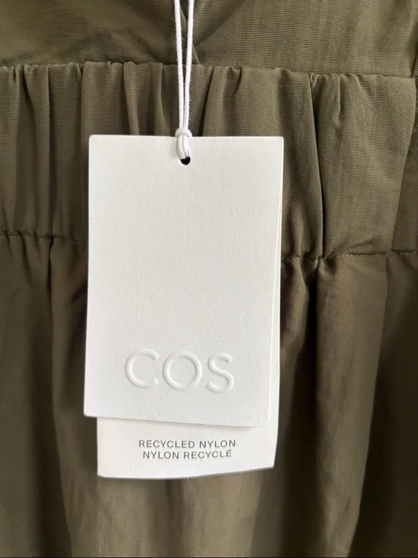 NWT COS Sweetheart Neckline Dress Green Size 4 - Image 6