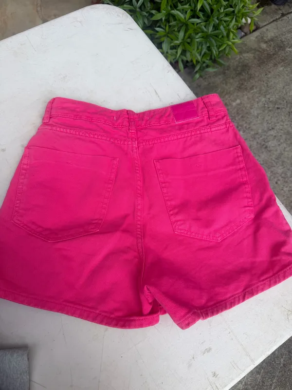 Zara Pink Button Skort - Image 2