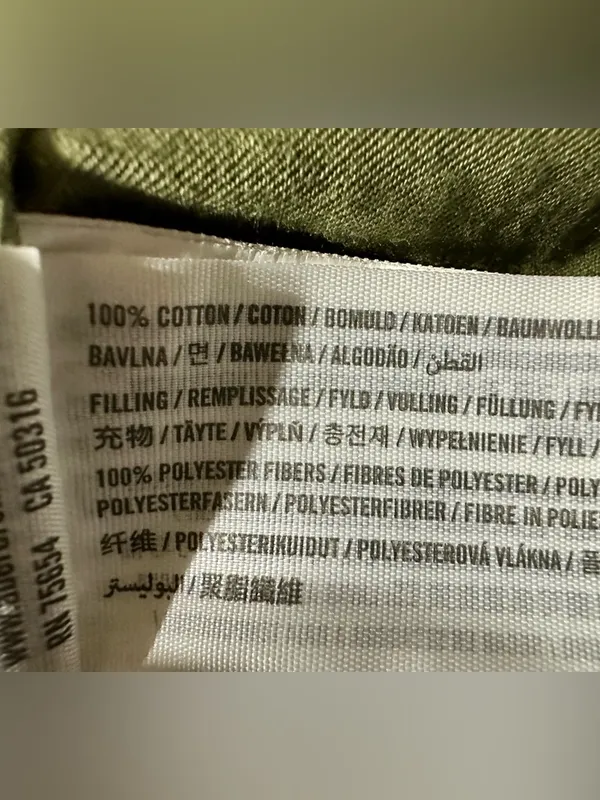 Abercrombie & Fitch 1892 olive green cotton utility vest Medium - Image 7